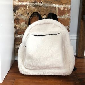 Faux fur Urban Outfitters backpack